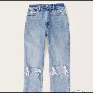 Abercrombie & Fitch The 90’s Straight Rise Ultra High Rise
